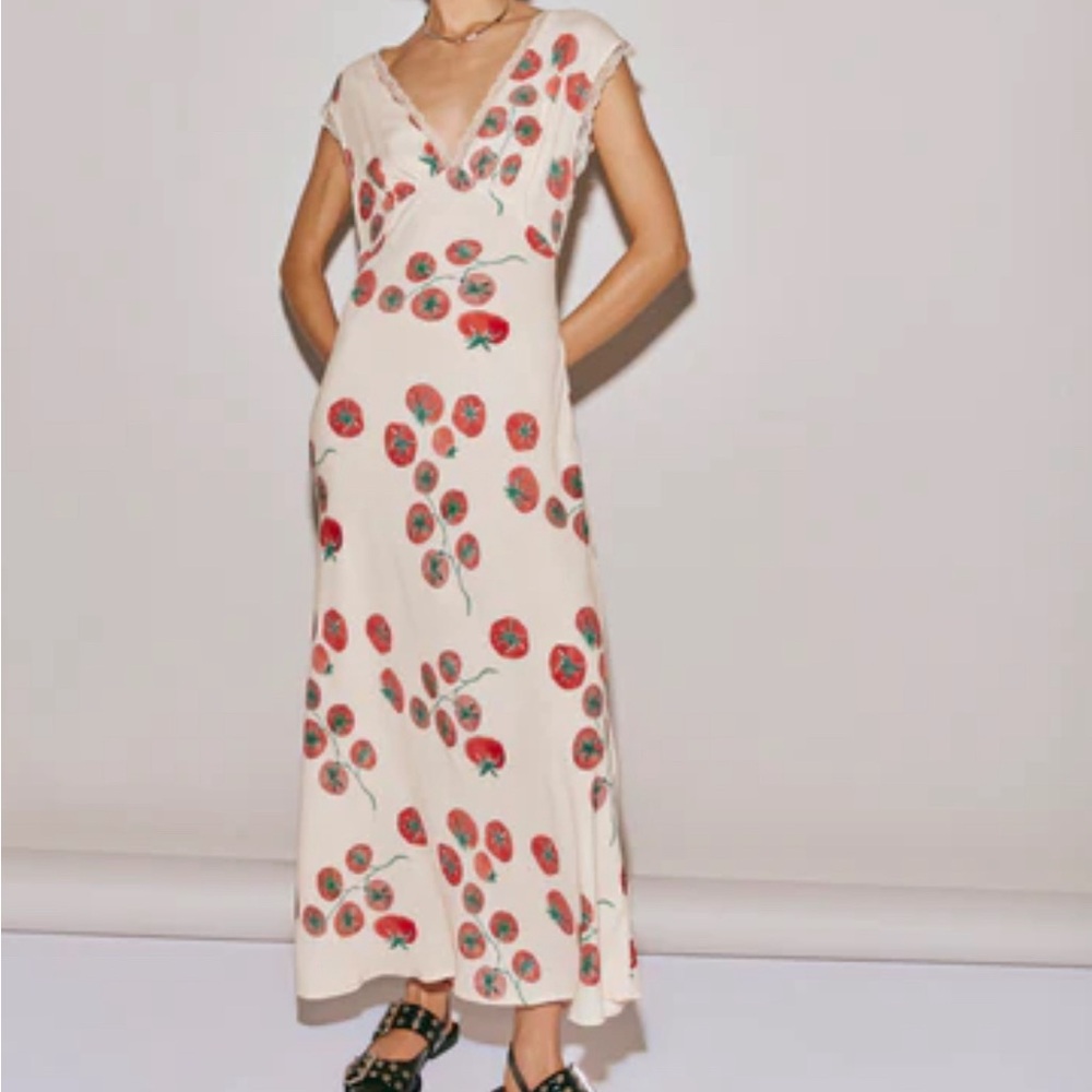 VRG GRL Vintage Lover Bias Cut Maxi Dress Roma. Worn once! Sz 4.